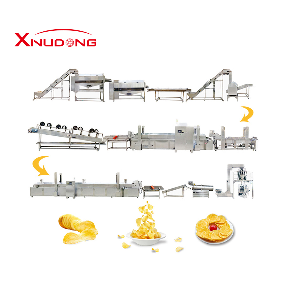<b>新旭東全自動(dòng)薯片生產(chǎn)線</b>